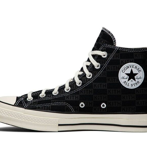 Converse Chuck 70 High x KITH 'Black Monogram' 2019 Men's Size 7.5 Womens 9.5 - Picture 4 of 15
